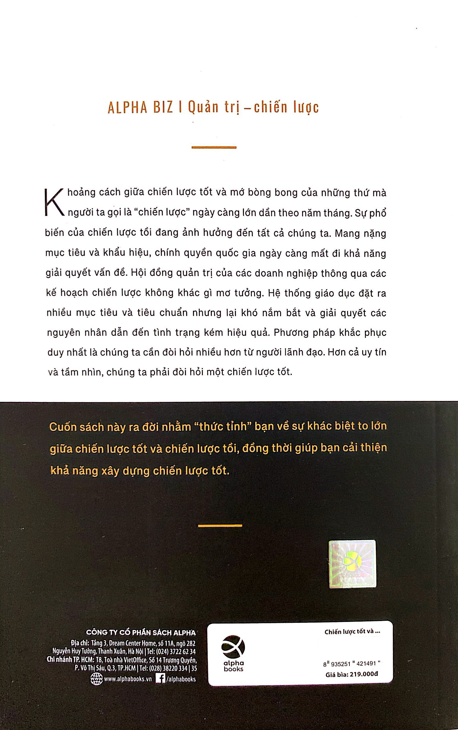 good strategy bad strategy - chiến lược tốt và chiến lược tồi - giã từ những ý niệm viển vông và định nghĩa lại về chiến lược - Ảnh 12