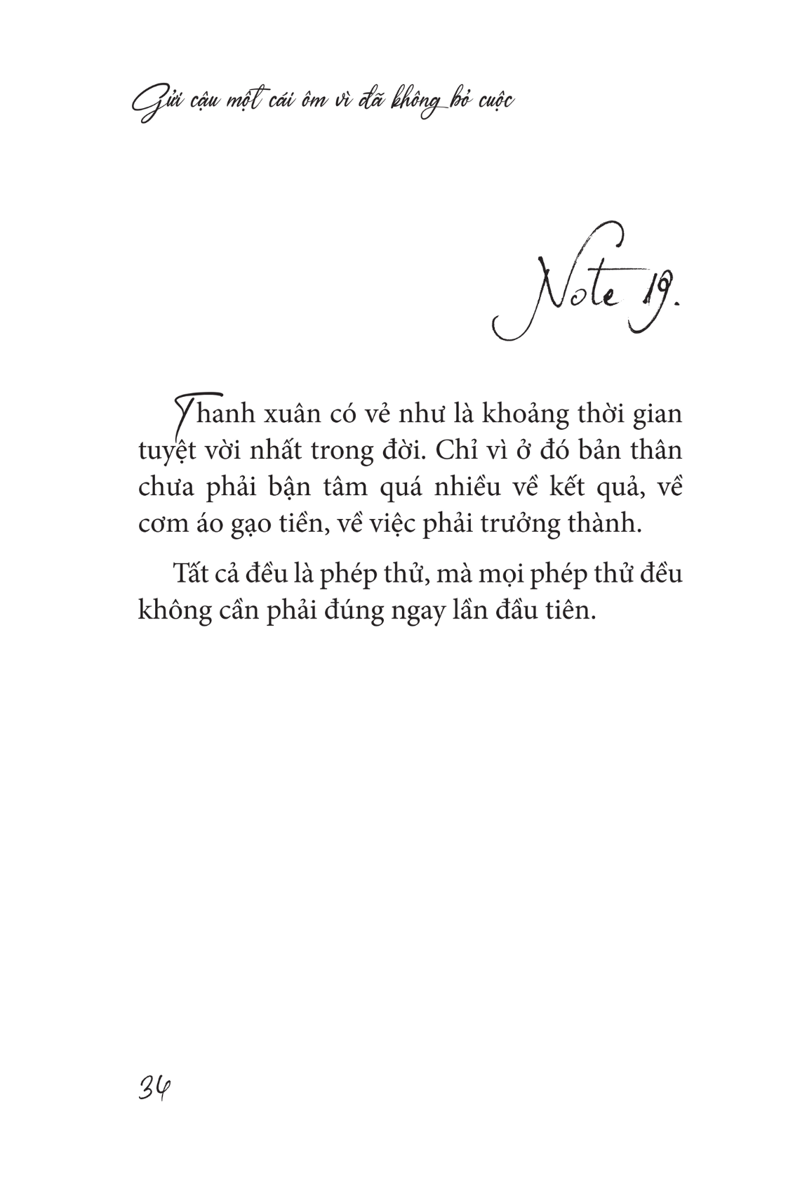 gửi cậu một cái ôm vì đã không bỏ cuộc - Ảnh 4