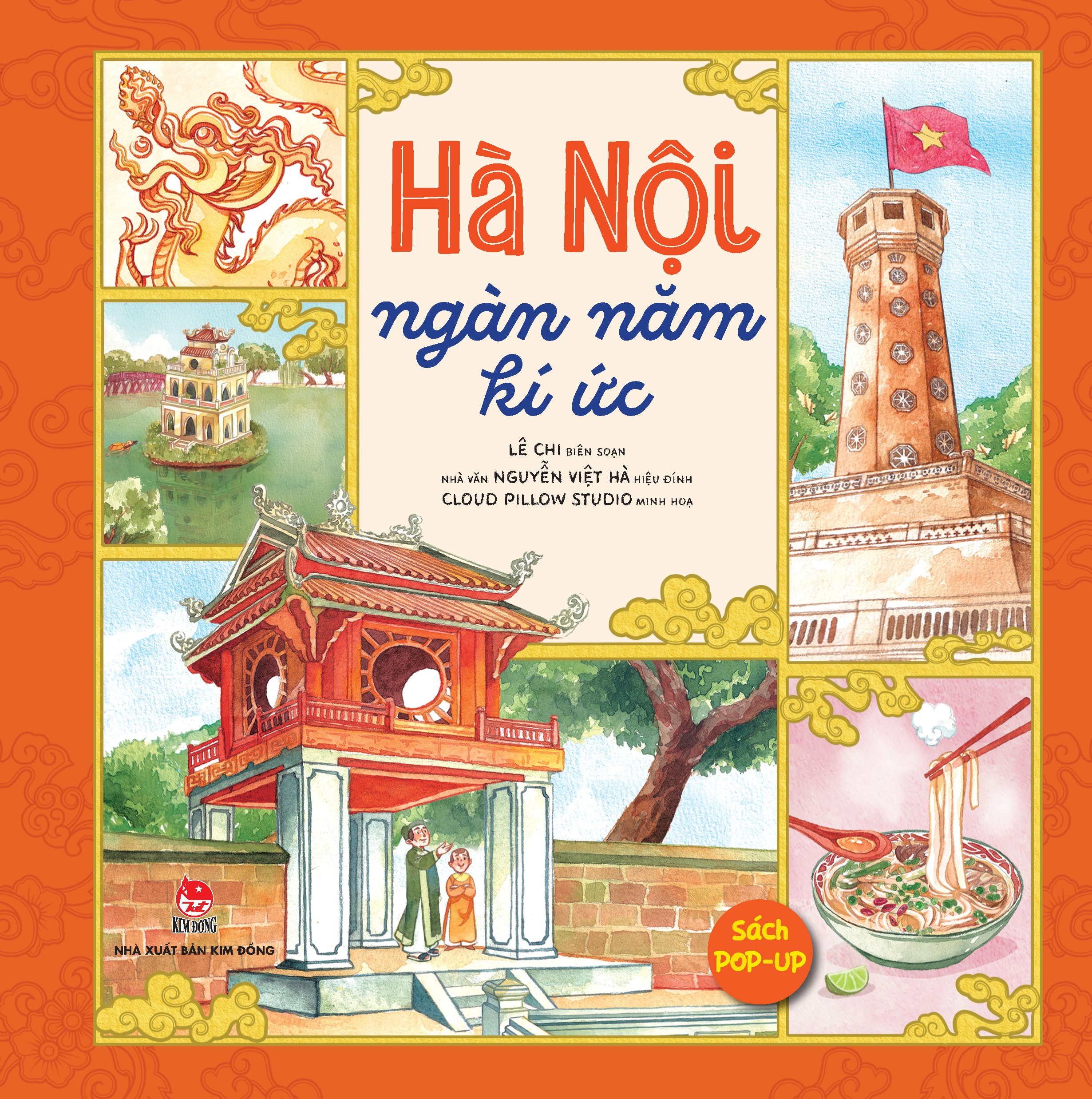 hà nội ngàn năm kí ức - sách pop-up (tái bản 2024) - Ảnh 2