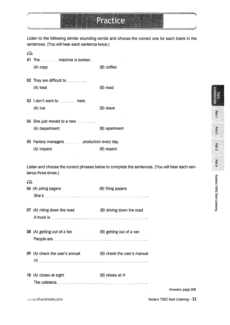 hackers toeic start listening - Ảnh 7