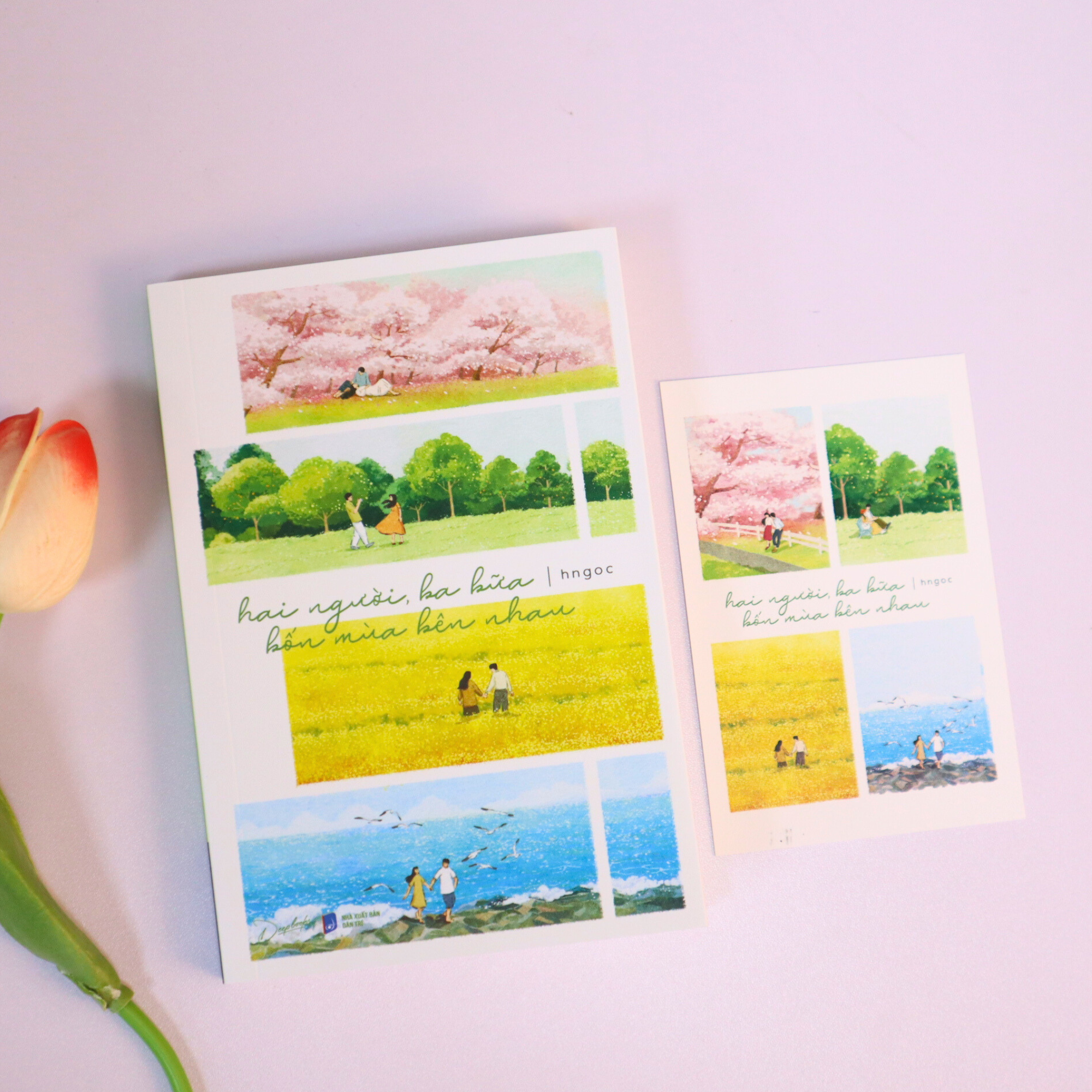 Hai Người, Ba Bữa, Bốn Mùa Bên Nhau - Bản Đặc Biệt - Tặng Kèm Bookmark + Postcard - Ảnh 6