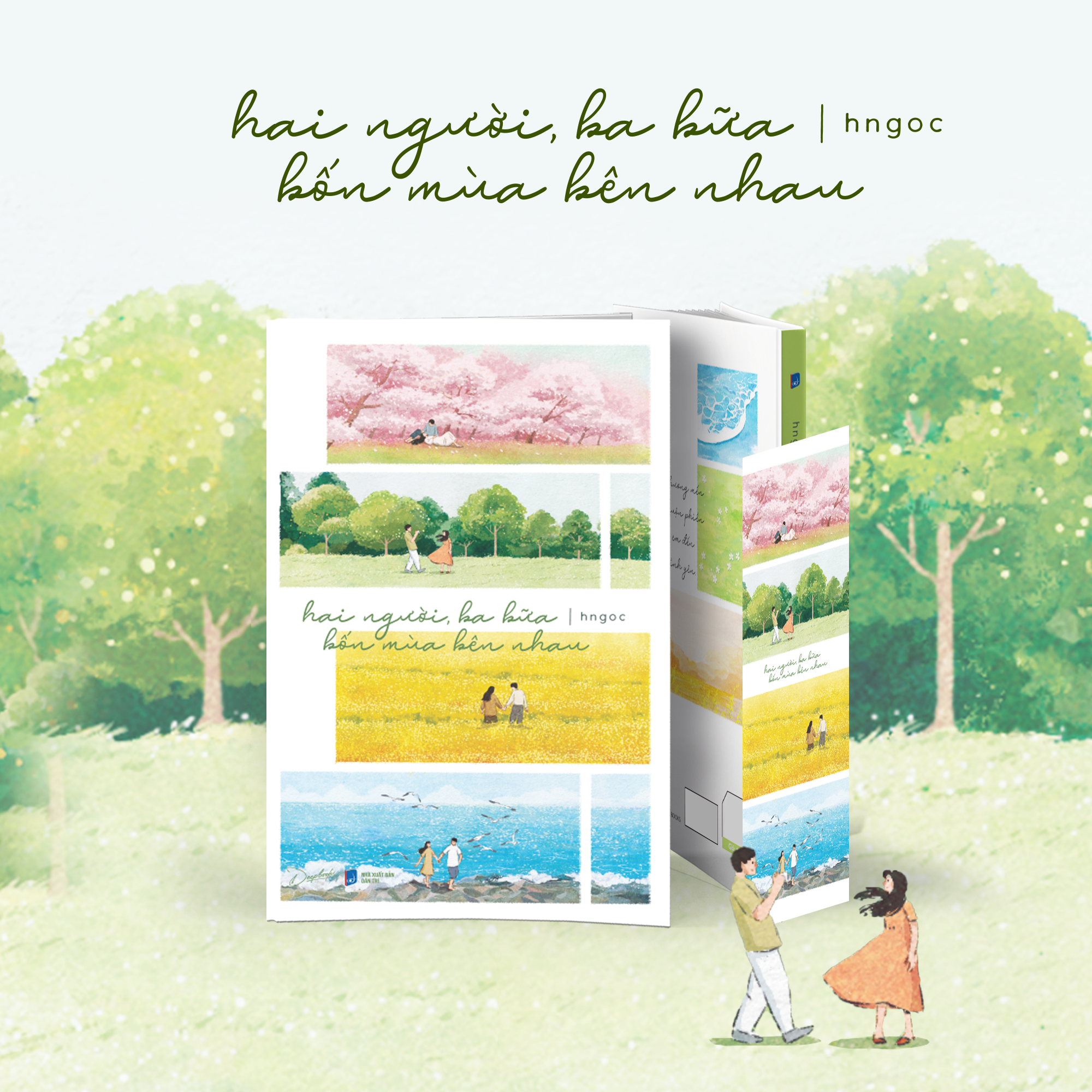 Hai Người, Ba Bữa, Bốn Mùa Bên Nhau - Tặng Kèm Bookmark - Ảnh 2