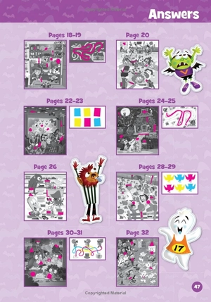 halloween hidden pictures puffy sticker playscenes - Ảnh 11