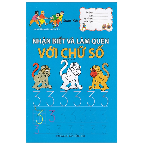 hành trang bé vào lớp 1 - nhận biết và làm quen với chữ số