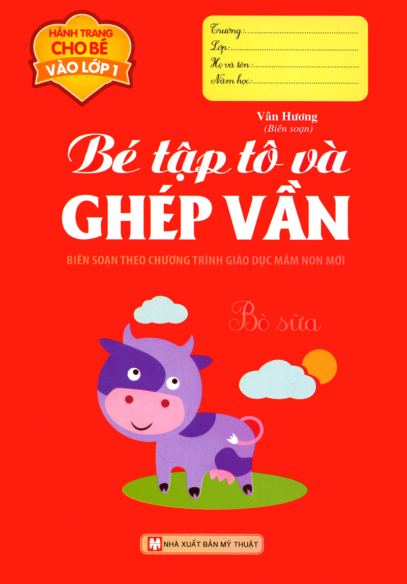 hành trang cho bé vào lớp 1 - bé tập tô và ghép vần - Ảnh 2