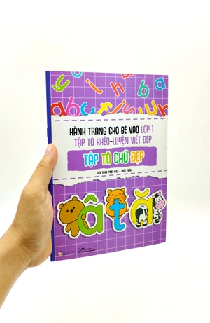 hành trang cho bé vào lớp 1 - tập tô khéo - luyện viết đẹp: tập tô chữ đẹp - Ảnh 7