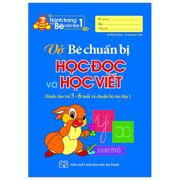 hành trang cho bé vào lớp 1 - vở bé chuẩn bị học đọc & học viết (tb2018)