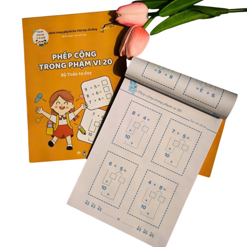 Hành Trang Giúp Bé Lên Tiểu Học Dễ Dàng - Phép Cộng Trừ Trong Phạm Vi 20 - Bộ Toán Tư Duy - Dành Cho Trẻ 6-8 Tuổi - Ảnh 7