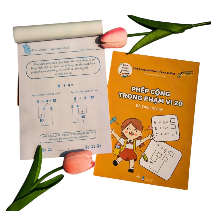 Hành Trang Giúp Bé Lên Tiểu Học Dễ Dàng - Phép Cộng Trừ Trong Phạm Vi 20 - Bộ Toán Tư Duy - Dành Cho Trẻ 6-8 Tuổi - Ảnh 8