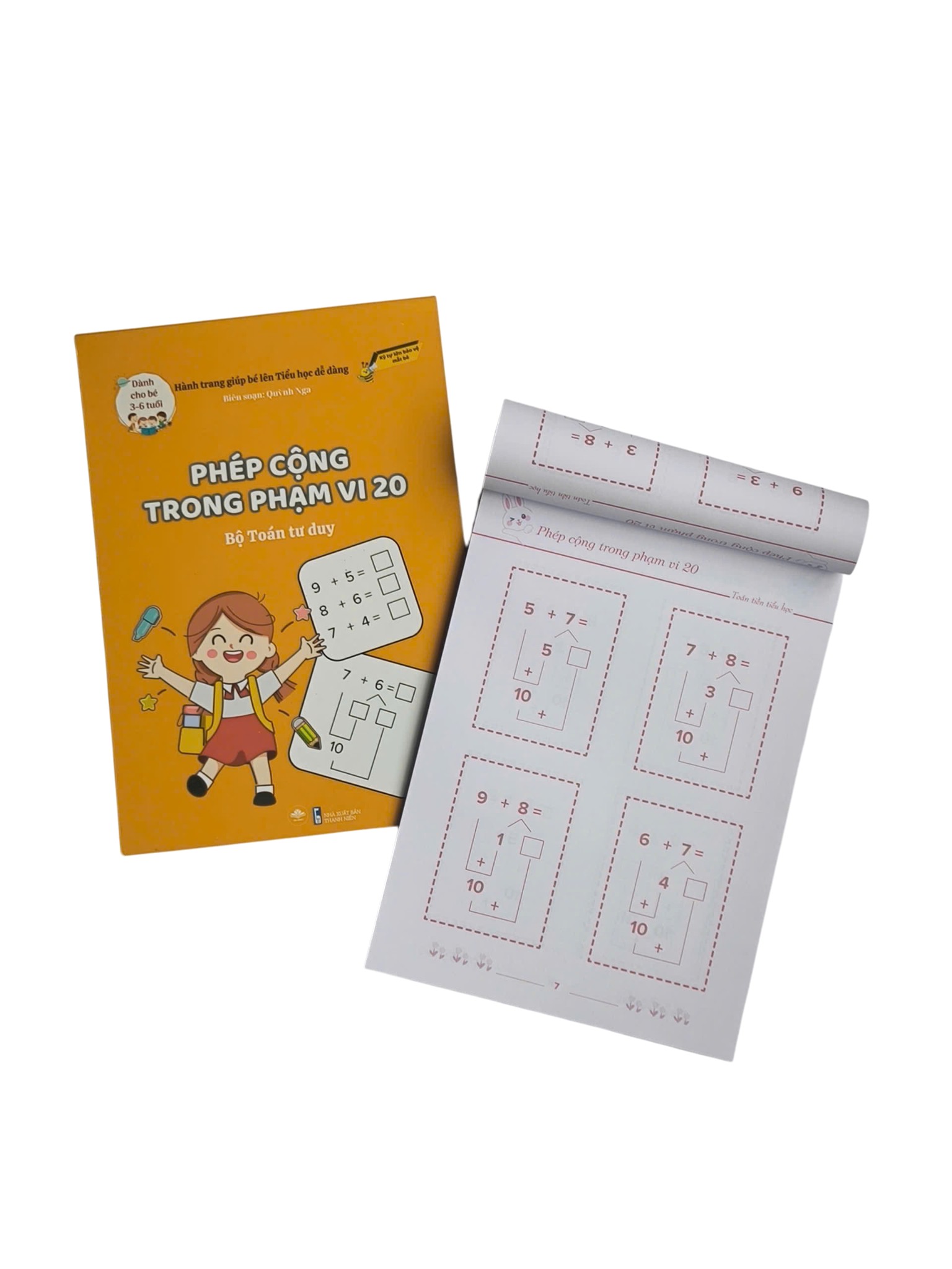 Hành Trang Giúp Bé Lên Tiểu Học Dễ Dàng - Phép Cộng Trừ Trong Phạm Vi 20 - Bộ Toán Tư Duy - Dành Cho Trẻ 6-8 Tuổi - Ảnh 9
