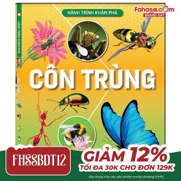 hành trình khám phá - côn trùng - bìa cứng