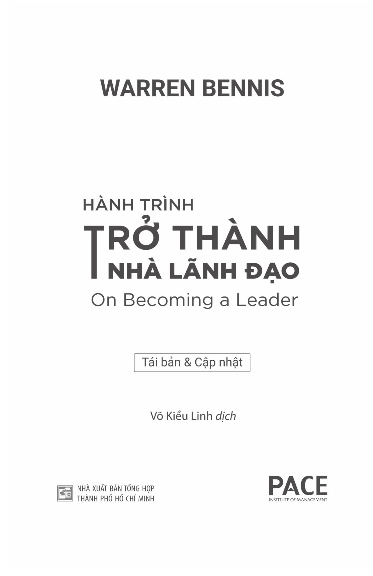 hành trình trở thành nhà lãnh đạo - on becoming a leader - Ảnh 5