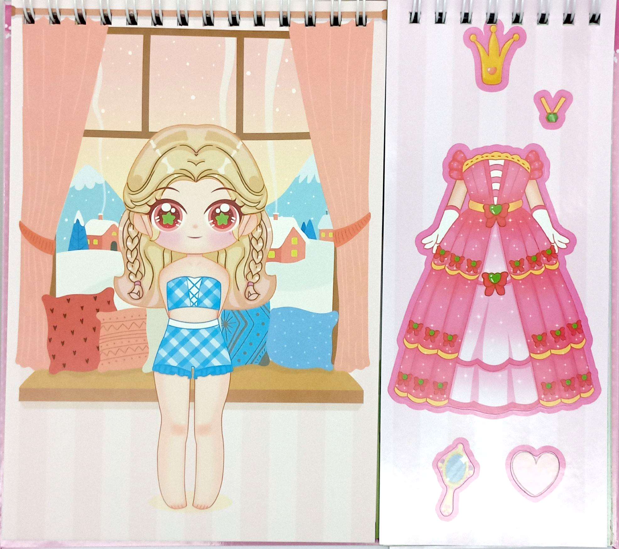 Happy Fashion Show - Cong Chua Kawaii - Hoc Vien Thoi Trang - Sticker Boc Dan Sang Tao - Ảnh 5