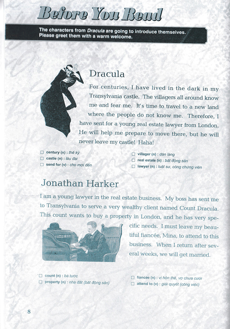 happy reader - dracula - bá tước dracula kèm cd - Ảnh 4