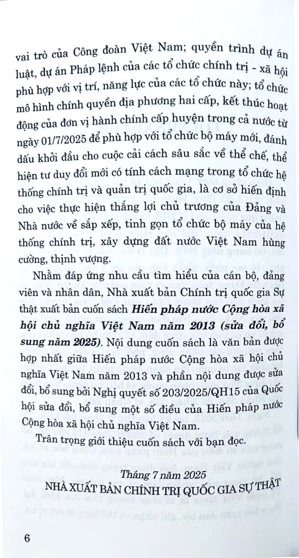 Hiến Pháp Nước Cộng Hòa Xã Hội Chủ Nghĩa Việt Nam Năm 2013 (Sửa Đổi, Bổ Sung Năm 2025) - Ảnh 5