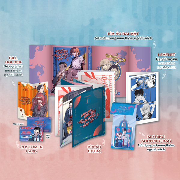 Hiên Sau Siêu Thị Muộn Phiền Bay Đi - Tập 1 - Bản Sưu Tầm - Tặng Kèm Bìa Extra + Bìa Áo Hai Mặt + Leaflet + Customer Card + Bill Holder + Keyring