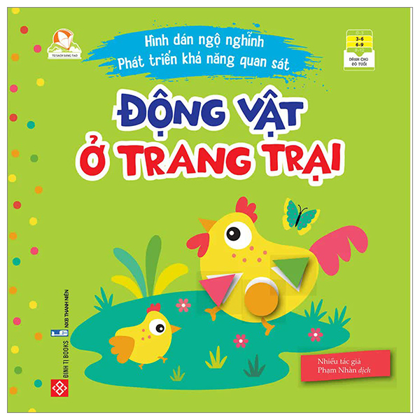 hình dán ngộ nghĩnh - phát triển khả năng quan sát - động vật ở trang trại