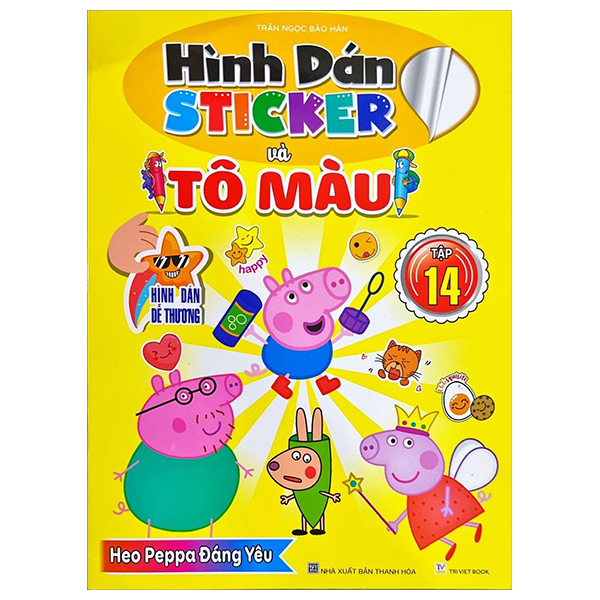hình dán sticker và tô màu - tập 14