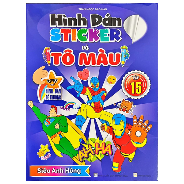 hình dán sticker và tô màu - tập 15
