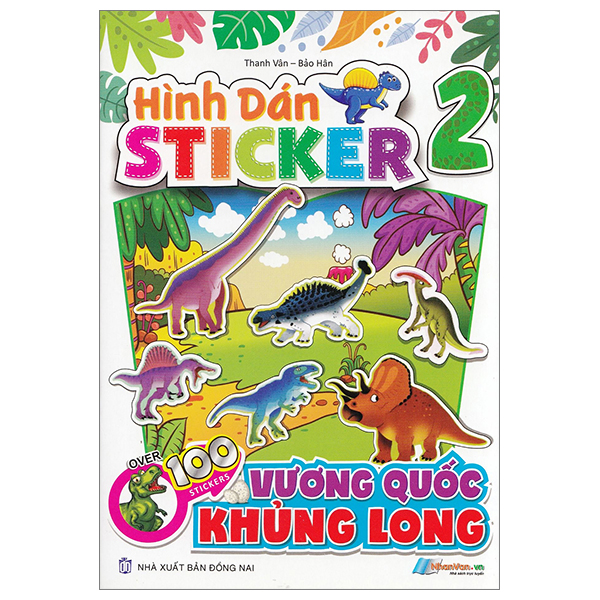 hình dán stickers - vương quốc khủng long - tập 2