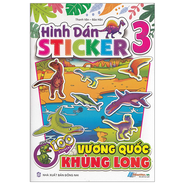 hình dán stickers - vương quốc khủng long - tập 3