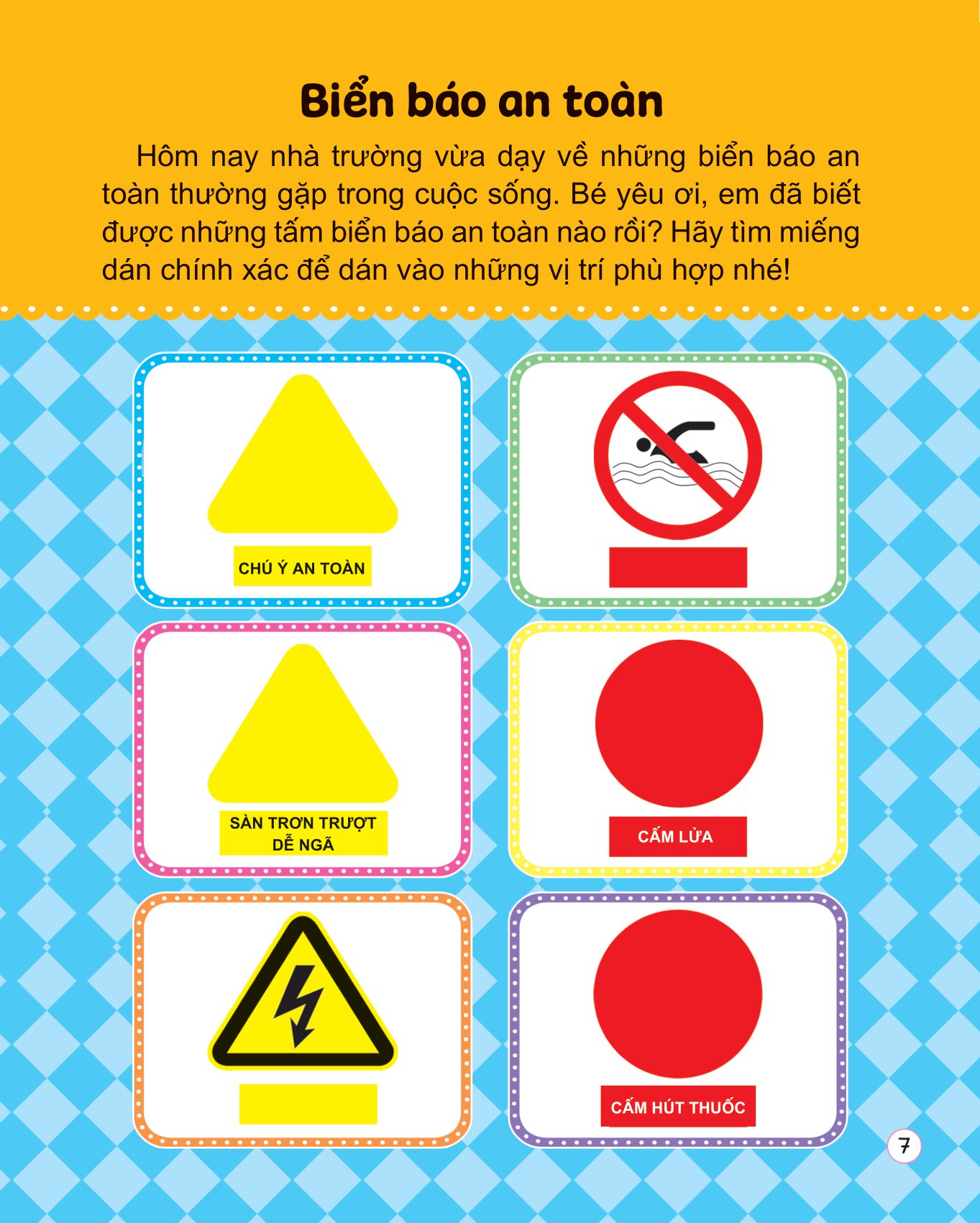 hình dán thú vị rèn trí thông minh - an toàn mạnh khỏe (dành cho trể từ 2-6 tuổi) - Ảnh 8