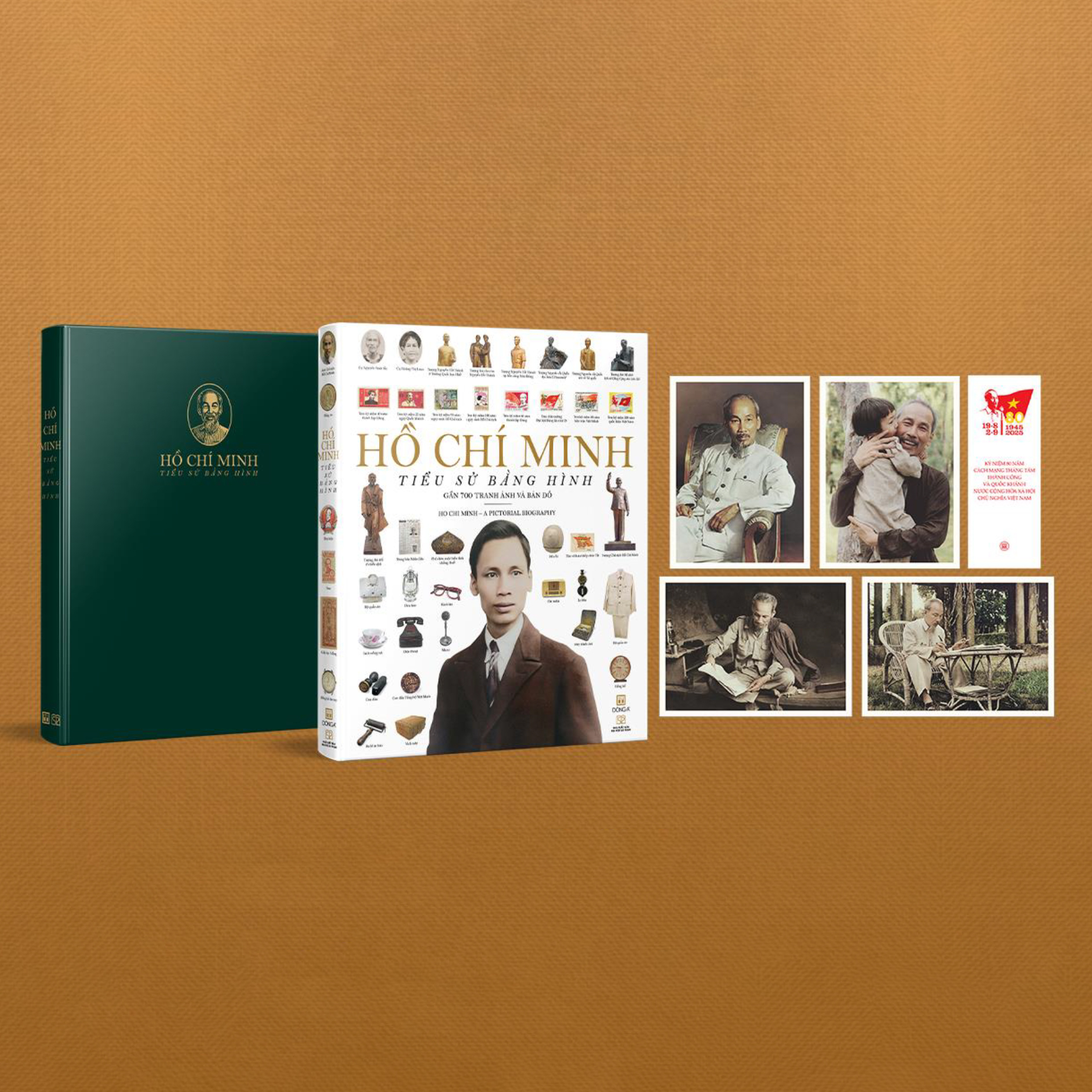 Hồ Chí Minh - Tiểu Sử Bằng Hình - Bìa Cứng - Tặng Kèm 1 Bookmark + 4 Postcard - Ảnh 2