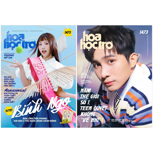 Hoa Hoc Tro - So 1473 - H2Tet Binh Ngo 2026 - No Nuc Diem Hen Mua Xuan Tai Truong Hoc Gen Z - Tang Kem Phu Kien Day Runner 2026 + Cam Nang Chien Than IELTS - Ảnh 2