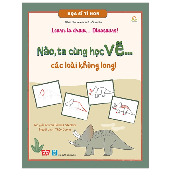 họa sĩ tí hon - learn to draw... dinosaurs! - nào, ta cùng học vẽ… các loài khủng long!