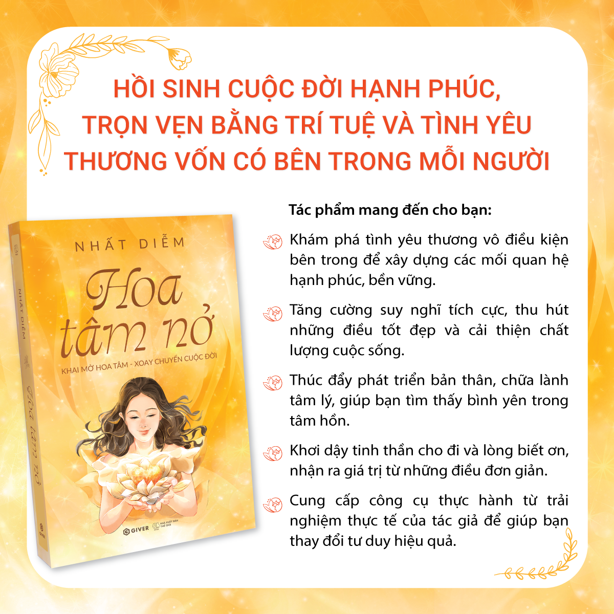 hoa tâm nở - khai mở hoa tâm - xoay chuyển cuộc đời - Ảnh 3
