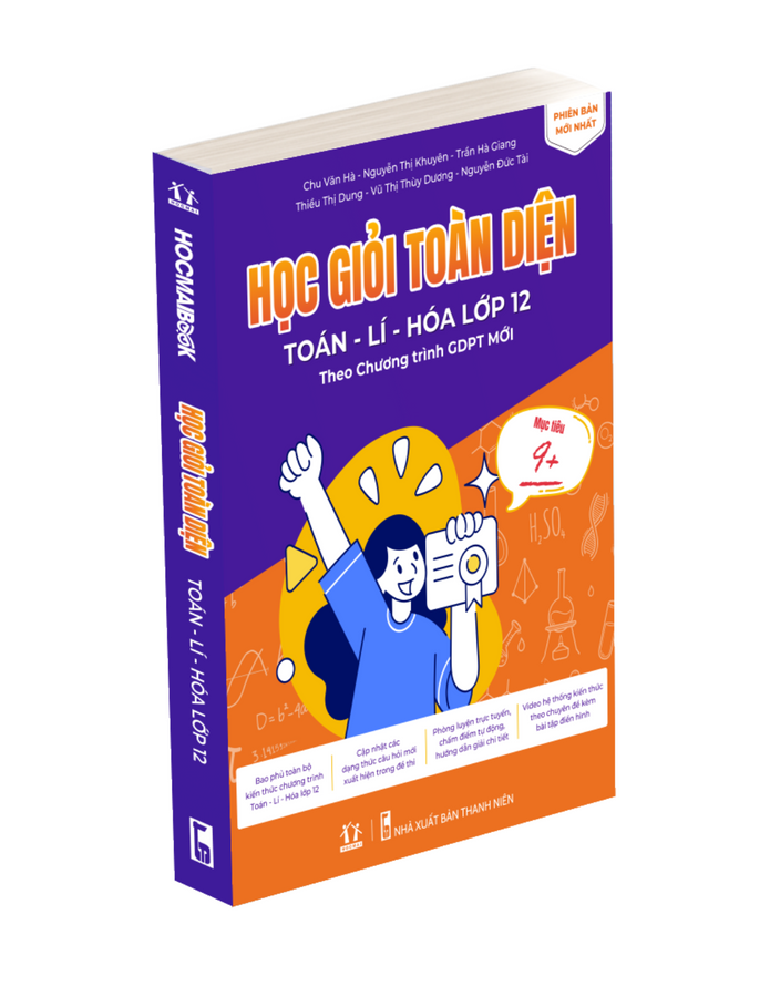 học giỏi toàn diện toán-lí-hóa lớp 12 (theo chương trình gdpt mới) (tái bản 2024) - Ảnh 2
