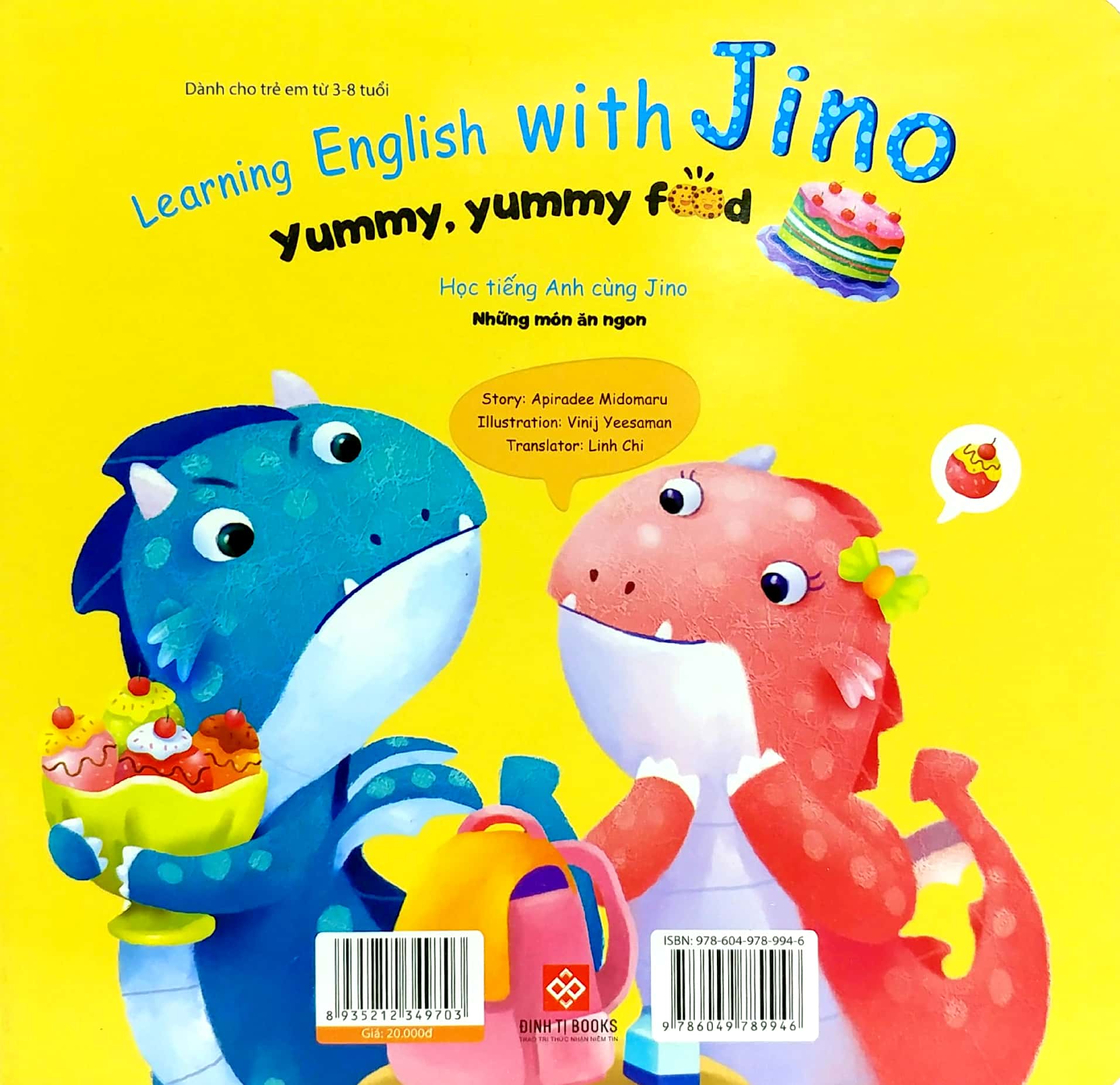 học tiếng anh cùng jino - learning english with jino - những món ăn ngon - yummy, yummy food - Ảnh 6