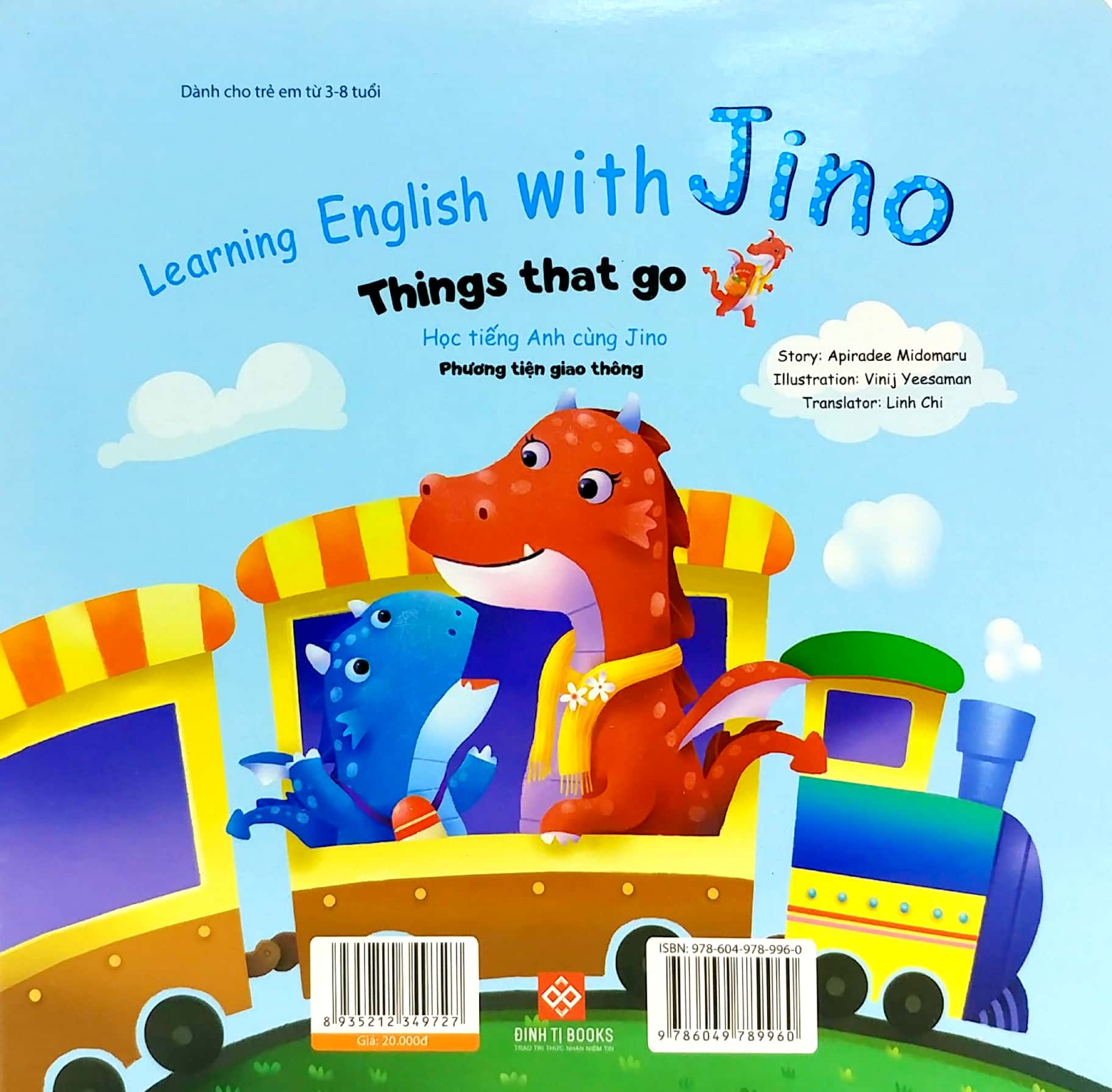 học tiếng anh cùng jino - learning english with jino - phương tiện giao thông - things that go - Ảnh 6