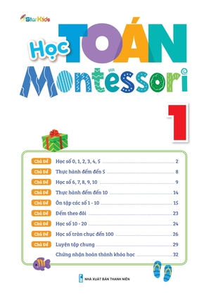 học toán montessori - tập 1 - Ảnh 2