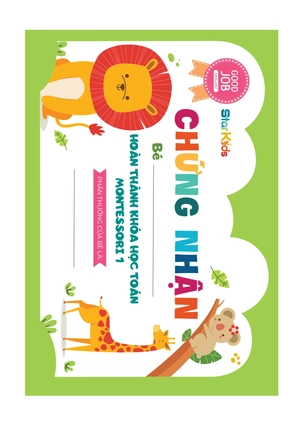 học toán montessori - tập 1 - Ảnh 9