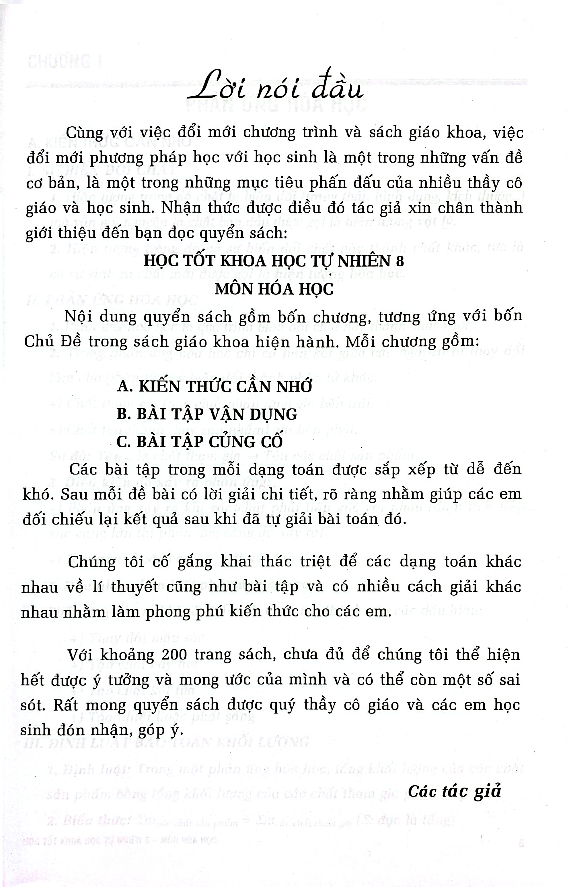 Học Tốt Khoa Học Tự Nhiên Môn Hóa Học 8 - Ảnh 4