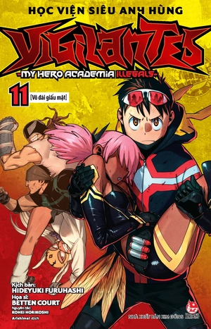 học viện siêu anh hùng vigilantes - my hero academia illegals - tập 11 - võ đài giấu mặt - tặng kèm bookmark - Ảnh 3