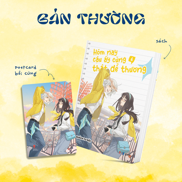 hôm nay cậu ấy cũng thật dễ thương - tập 6 - tặng kèm postcard cán mờ