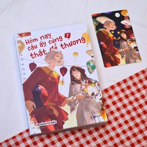 hôm nay cậu ấy cũng thật dễ thương - tập 7 - tặng kèm postcard cán mờ - Ảnh 4