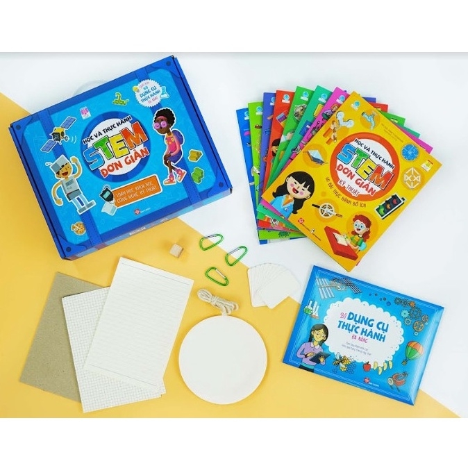 hộp sách học và thực hành stem đơn giản: toán học, khoa học, công nghệ, kỹ thuật - Ảnh 3