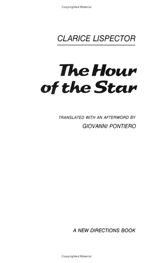 hour of the star - Ảnh 2