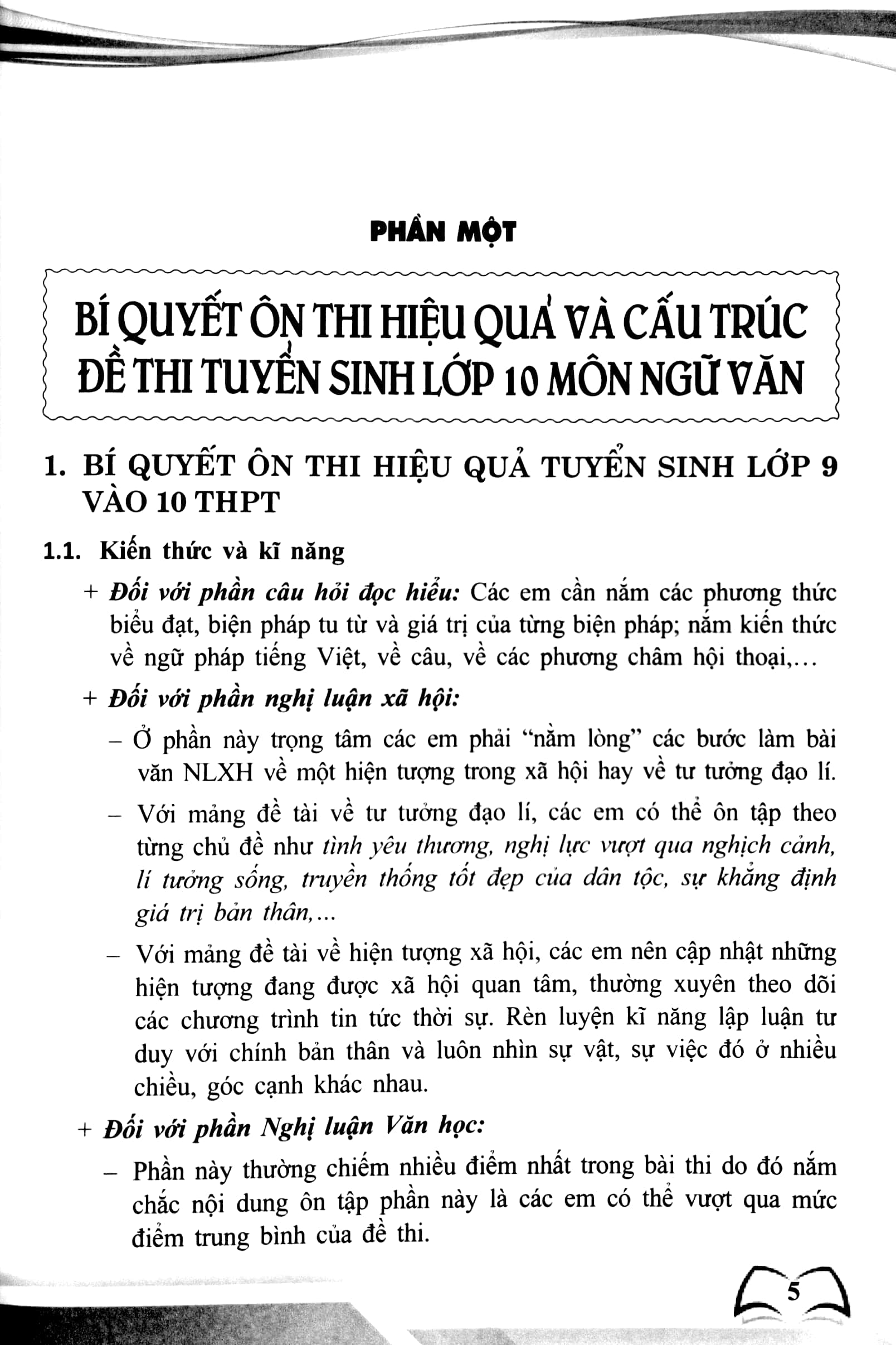 hướng dẫn ôn tập hiệu quả kì thi tuyển sinh vào lớp 10 - môn ngữ văn - Ảnh 5