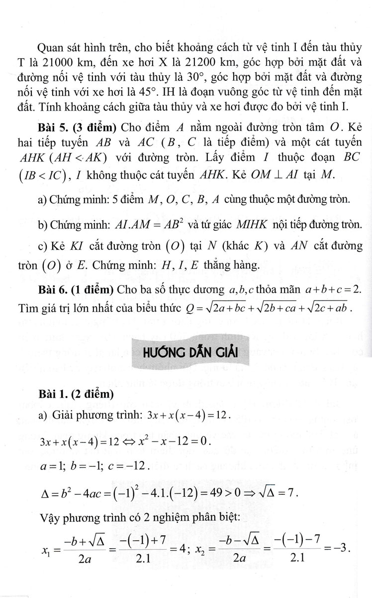hướng dẫn tự ôn thi tuyển sinh vào lớp 10 môn toán - Ảnh 13
