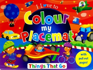 i love to colour my placemat: things that go - Ảnh 2