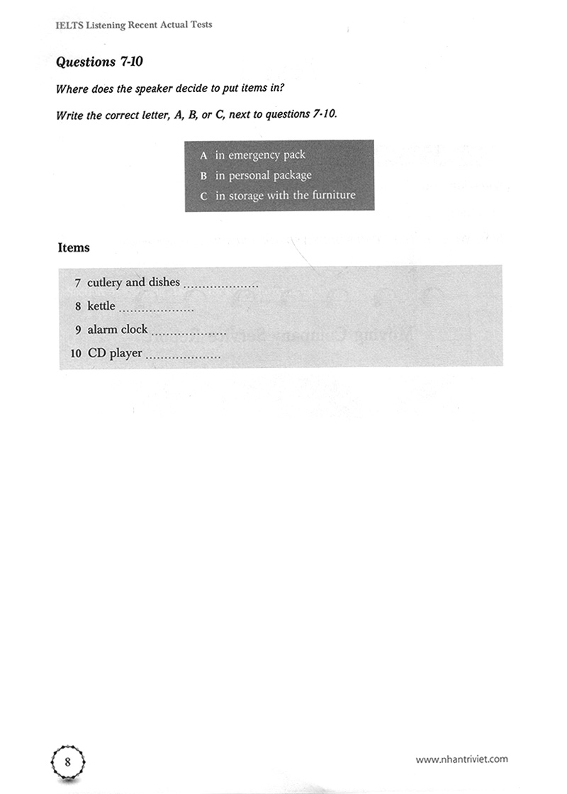 ielts listening recent actual test - Ảnh 5