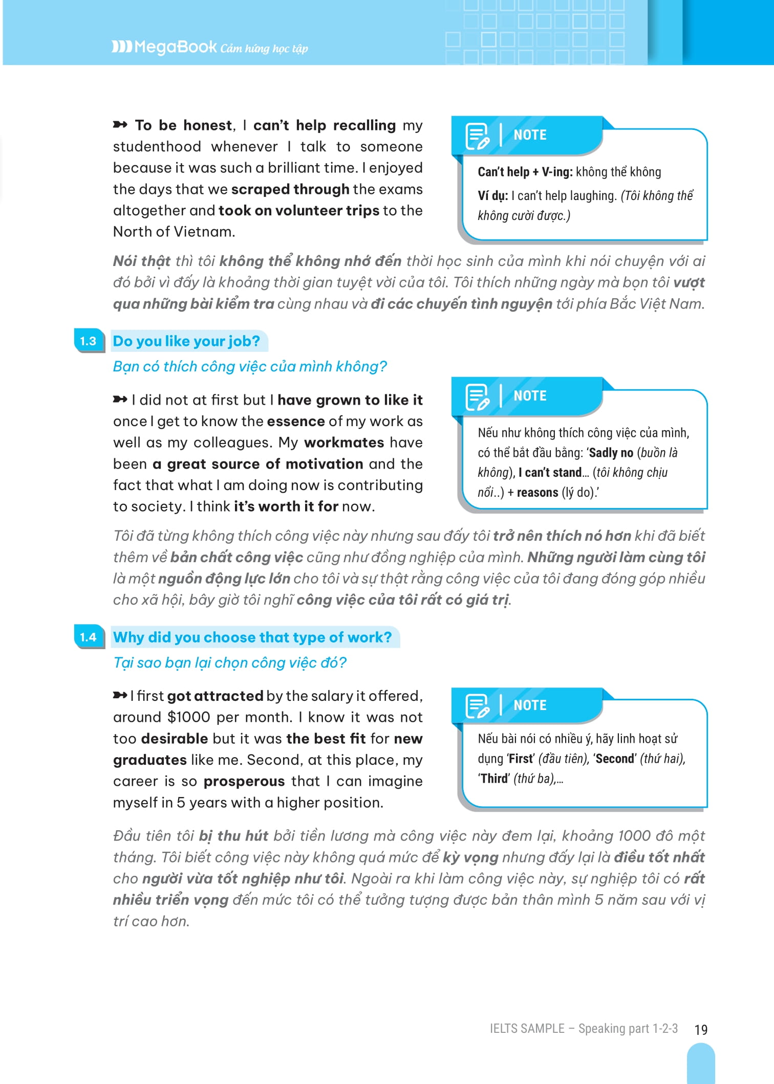 ielts sample speaking part 1-2-3 tuyển tập câu trả lời mẫu hay nhất - Ảnh 14