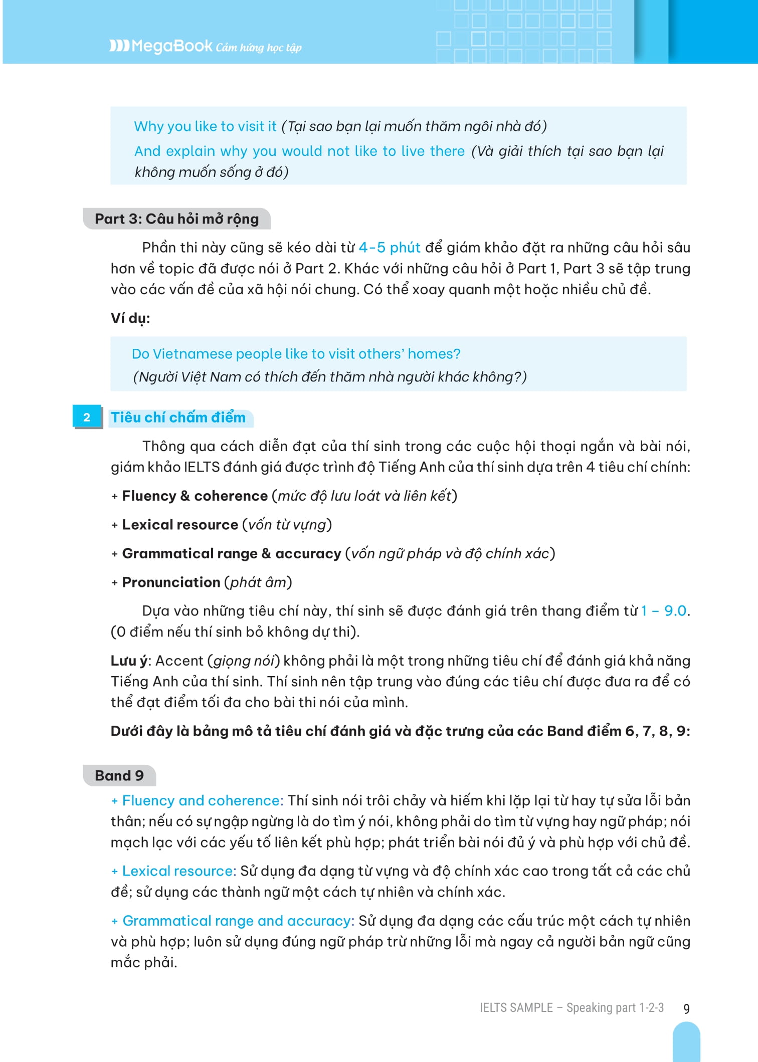 ielts sample speaking part 1-2-3 tuyển tập câu trả lời mẫu hay nhất - Ảnh 9