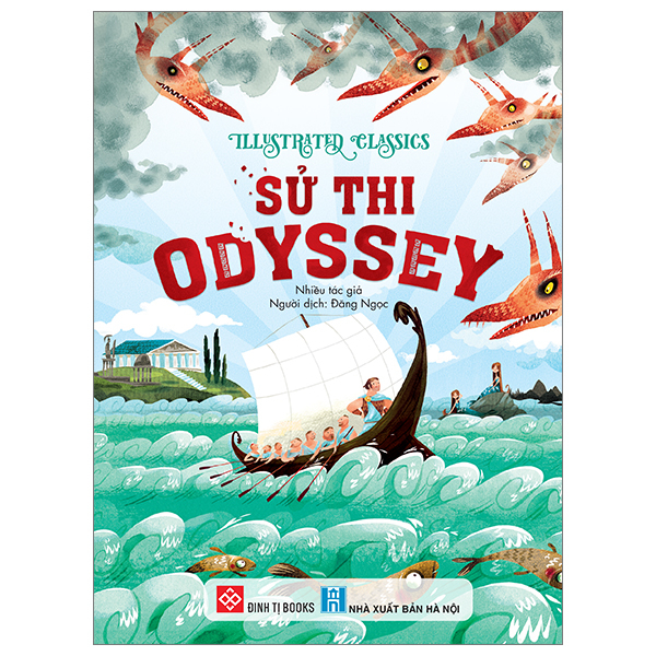 illustrated classics - sử thi odyssey - bìa cứng