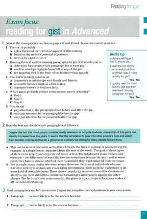 improve your skills: reading for advanced student's book with key & mpo pack - Ảnh 8