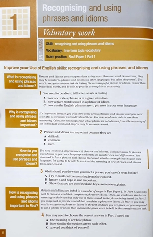 improve your skills: use of english for first student's book with key & mpo pack - Ảnh 6
